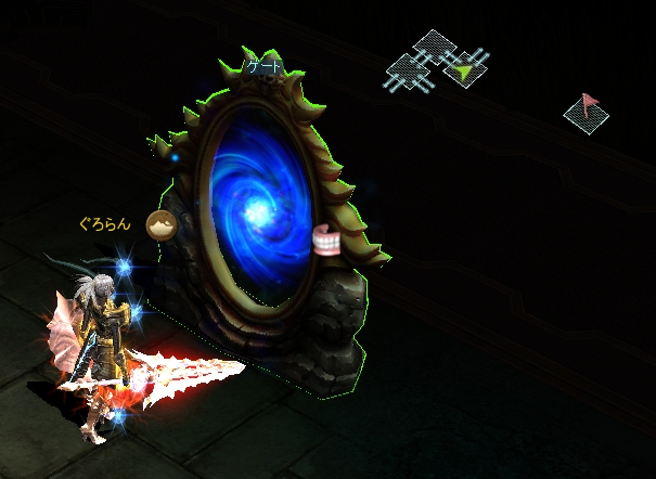 迷宮内のゲート