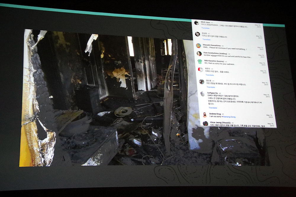 火事にあったプレーヤーに寄付が集まり、家を修繕することができたという。これこそ世界を変えた一例かもしれない
