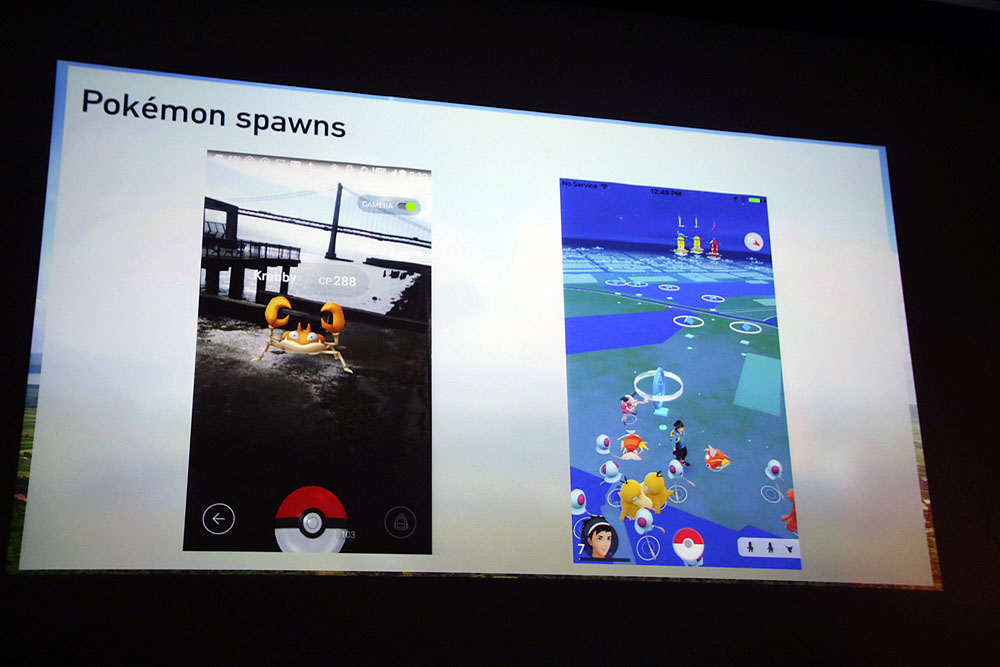 どこに何のポケモンが登場するかが重要。現実との接点があってこその拡張現実