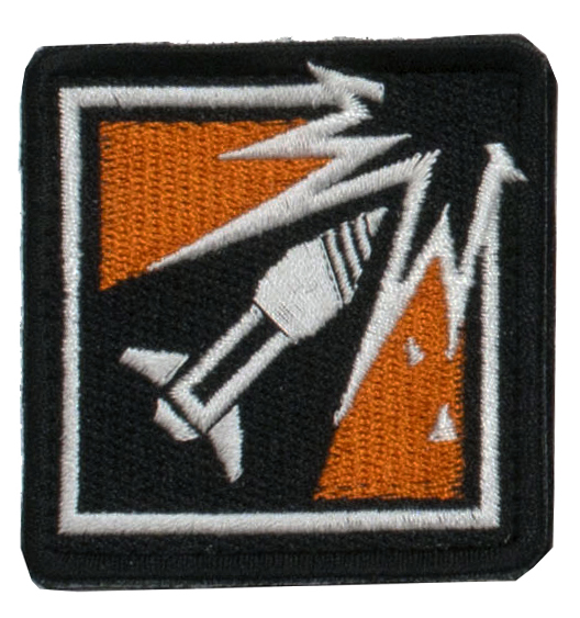 <strong class="em ">「レインボーシックス シージ」刺繍パッチ ASH （ベルクロ付き）</strong>：サイズは約6×6cm（縦×横）