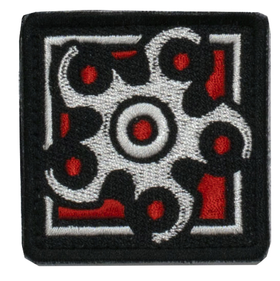 <strong class="em ">「レインボーシックス シージ」刺繍パッチ HIBANA （ベルクロ付き）</strong>：サイズは約6×6cm（縦×横）