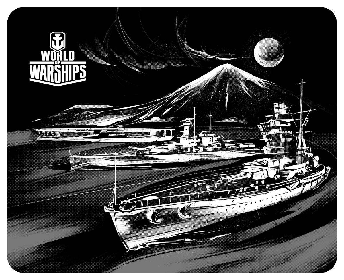 「World of Warships」TGS2017オリジナルマウスパッド