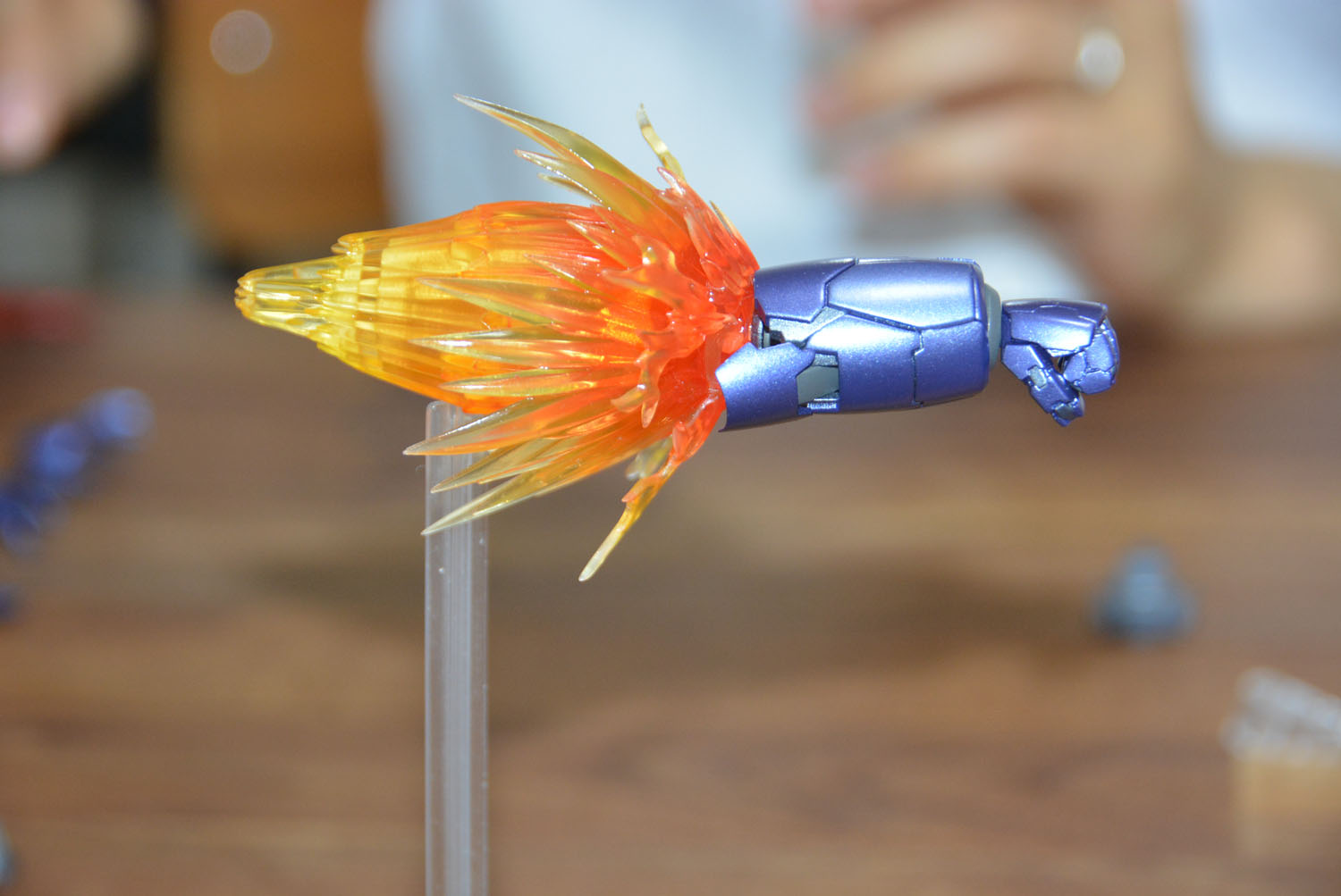 エフェクトパーツを使うことでより一層アクションが派手になる