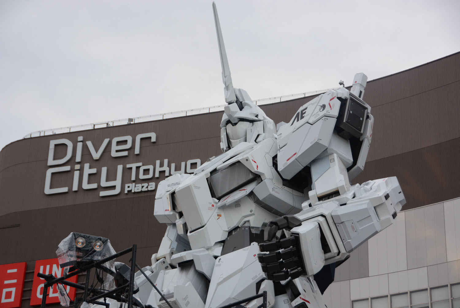 セレモニーの前にも撮影してみた。印象が大きく異なる