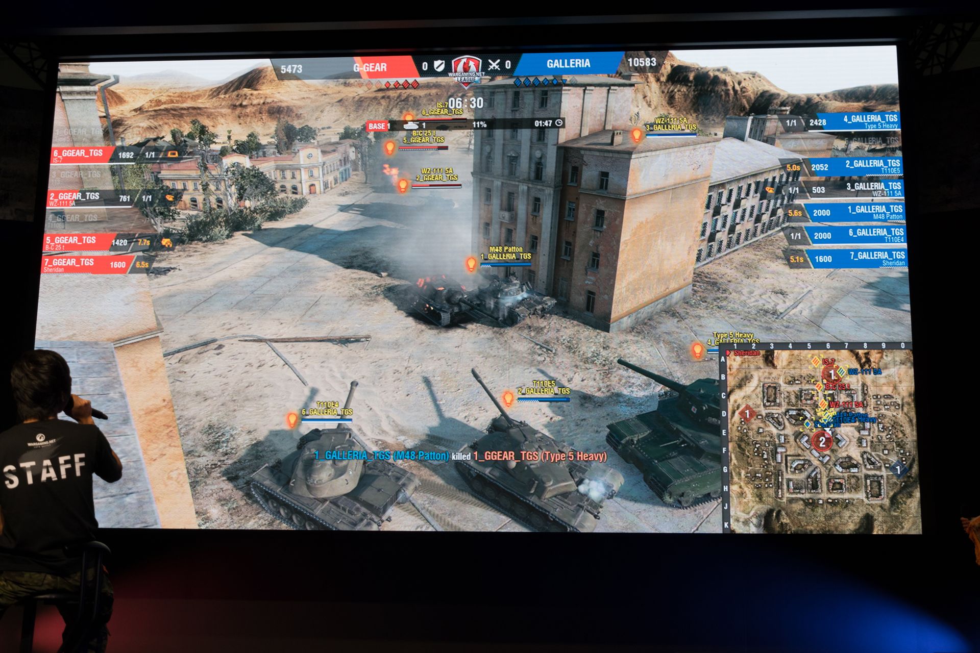 チームとしての練習量は足りていないGALLERIAだったが、個人個人の技量はとてつもなく高い。火力を集中させる時はガッチリ集中させ、G-Gearをかなり苦しめた