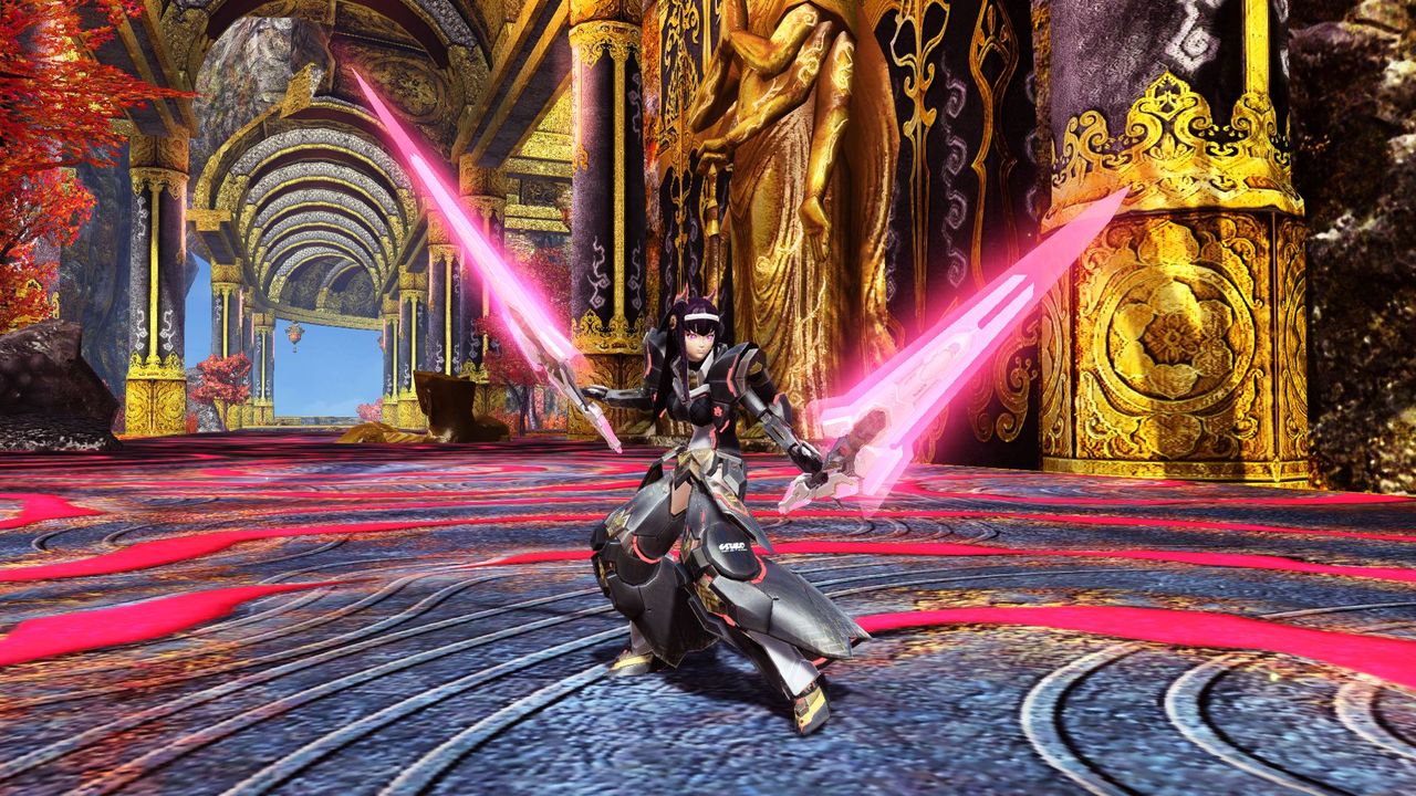 バトルアリーナ専用の飛翔剣型武器迷彩。戦技比較用に、力量が発揮されるよう調整がされている