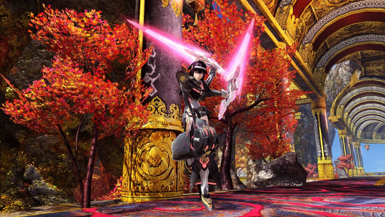 バトルアリーナ専用の飛翔剣型武器迷彩。戦技比較用に、力量が発揮されるよう調整がされている