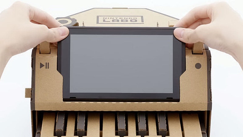 このようにしてNintendo SwitchやJoy-Conをセットしていく