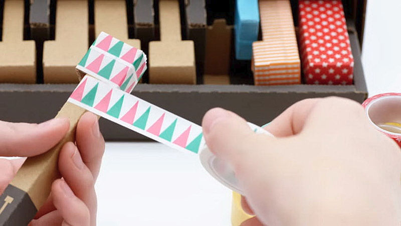 色を塗ったり、マスキングテープなどでデコレーションするのも手軽に楽しめる