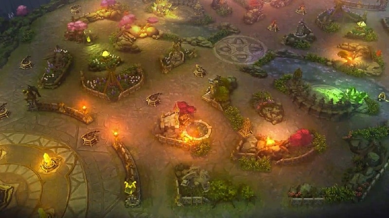 ハルシオンフォルドとは大きく異なる「5V5モード」のマップ