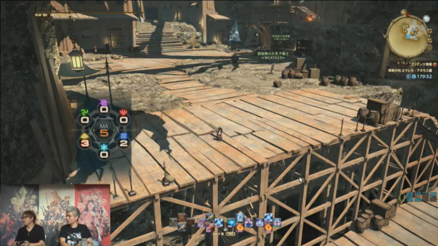 拠点には修理やアイテム販売など様々なNPCが揃っている