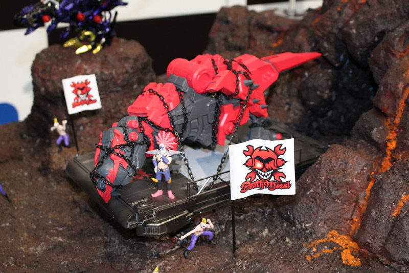 アニメーションを意識したジオラマも出展された