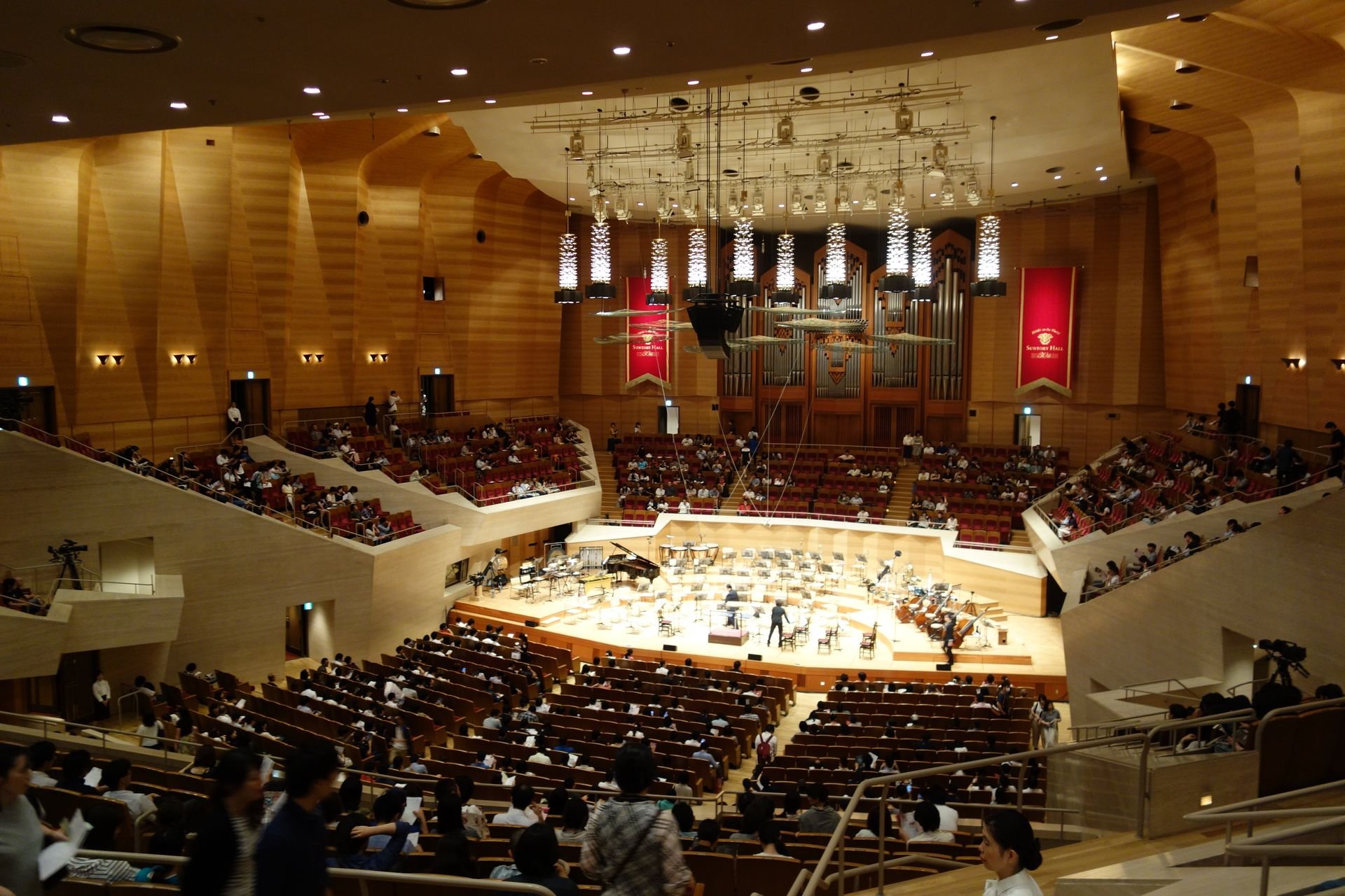 代表的なコンサートホールであるサントリーホール。ゲーム専門の交響楽団JAGMOはサントリーホールでも公演実績がある