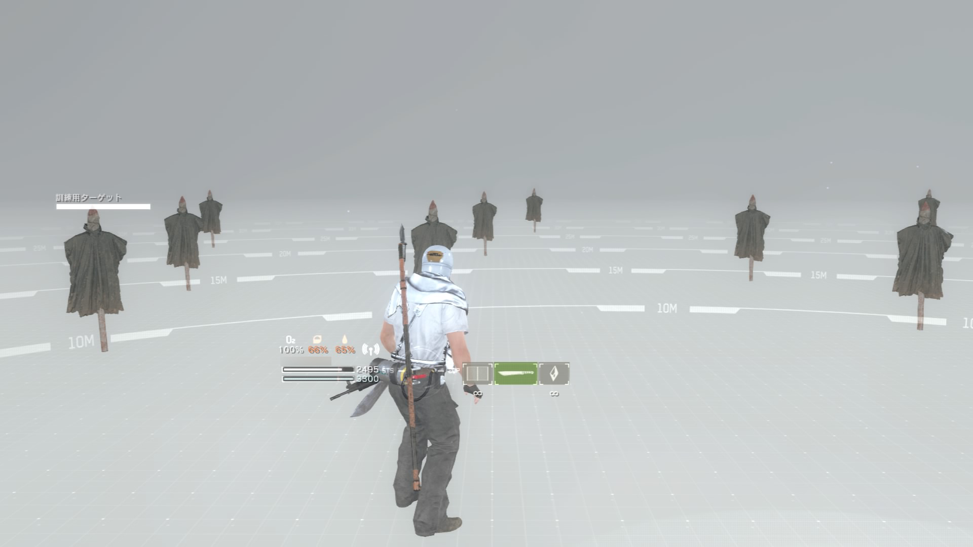 クラフトや射撃、攻撃訓練も行なえる