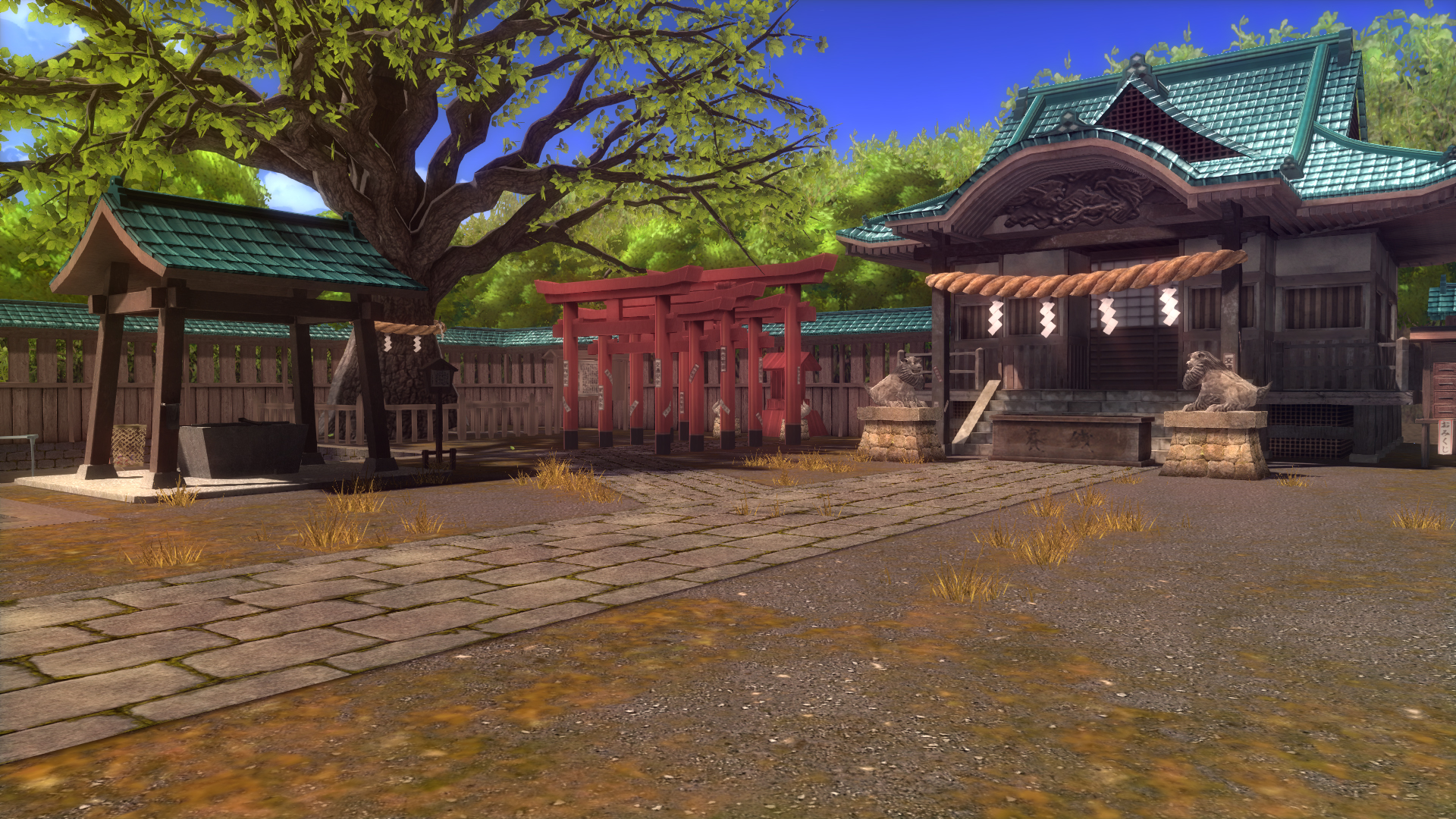 長鳴神社・境内