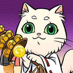 「ねこ巫女」は、武将強化で多くの経験値が得られる巫女のこと