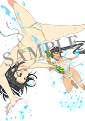 日影 B2タペストリー 閃乱カグラ PEACH BEACH SPLASH 閃乱カグラ PEACH BEACH SPLASH」が新規描き下ろしのスペシャル
