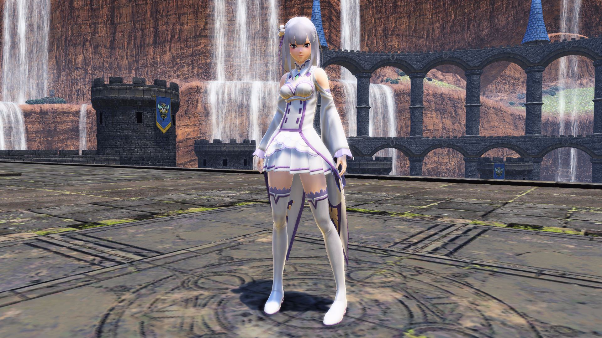 ルグニカ王国のとある精霊術師が着ている衣装。コーディネートはお供の猫精霊パックによるもの