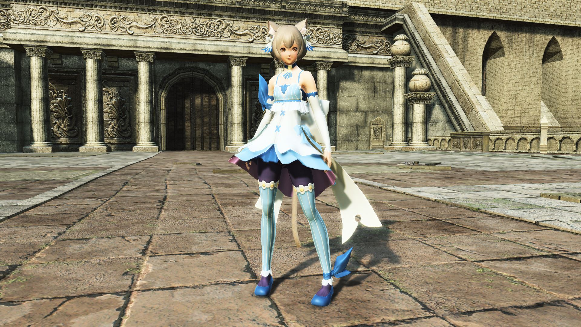 ルグニカ王国随一の治癒魔法の使い手であるネコミミの騎士が着ているフリフリの衣装