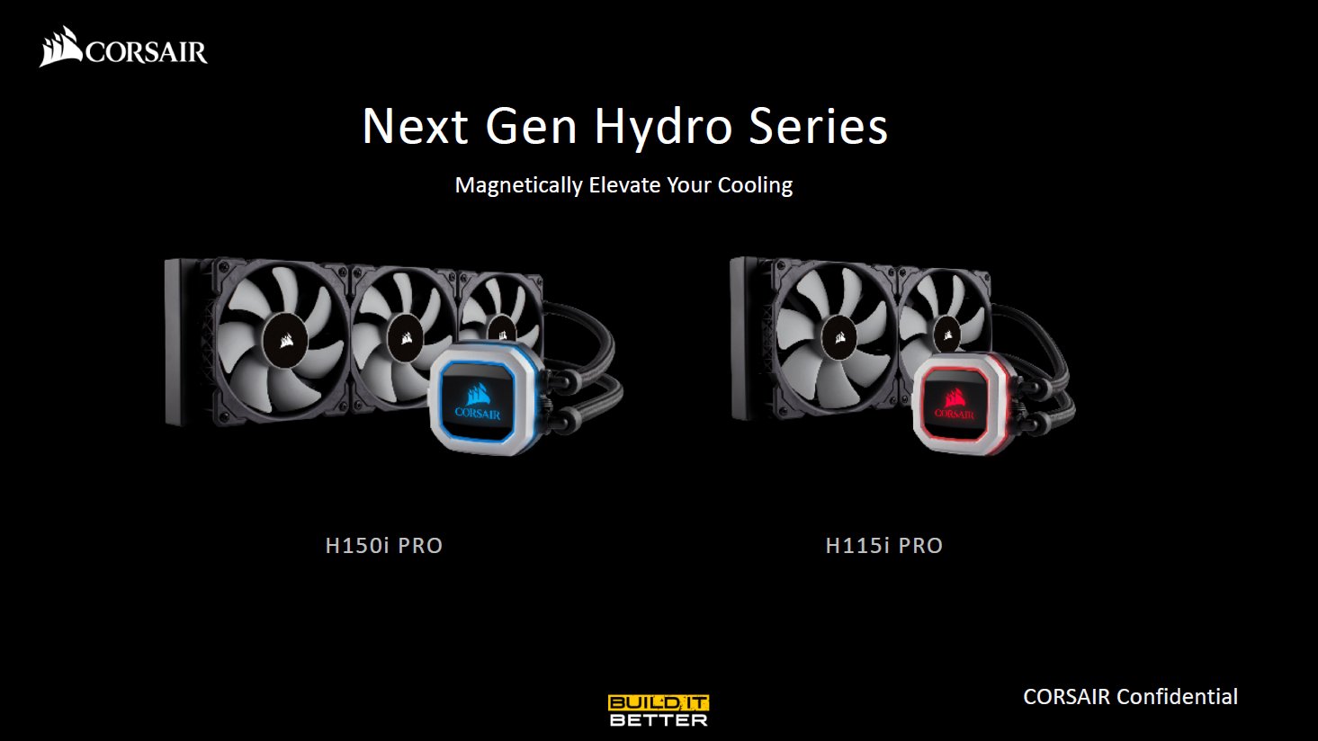 クーラーシステム「H150i Pro」と「H115i Pro」