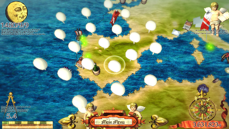 世間にこの世は球体であるという説が流れると、ヨーロッパはウワサで持ちきり