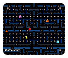 SteelSeries QcK Pac-Man Edition　マウスパッド SteelSeries、「パックマン」がモチーフの日本限定マウスパッド