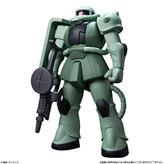 ガンダム」と「量産型ザク」の大型ソフビが登場！「指揮官用ザク