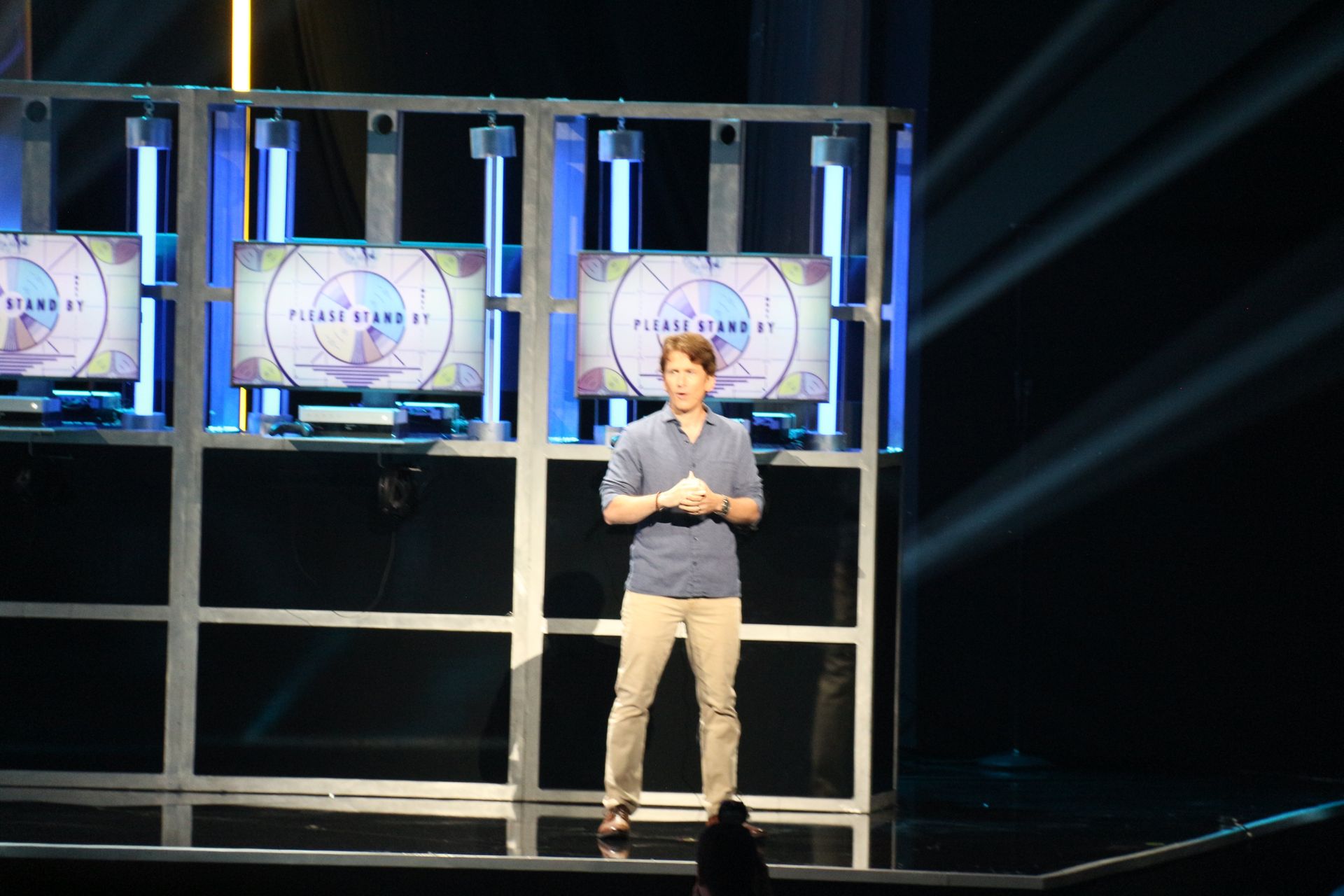 近くまで来たので遊びにきたというTodd Howard氏。Phil Spencer氏との友情は「Morrowind」以来10年以上に渡って続いている