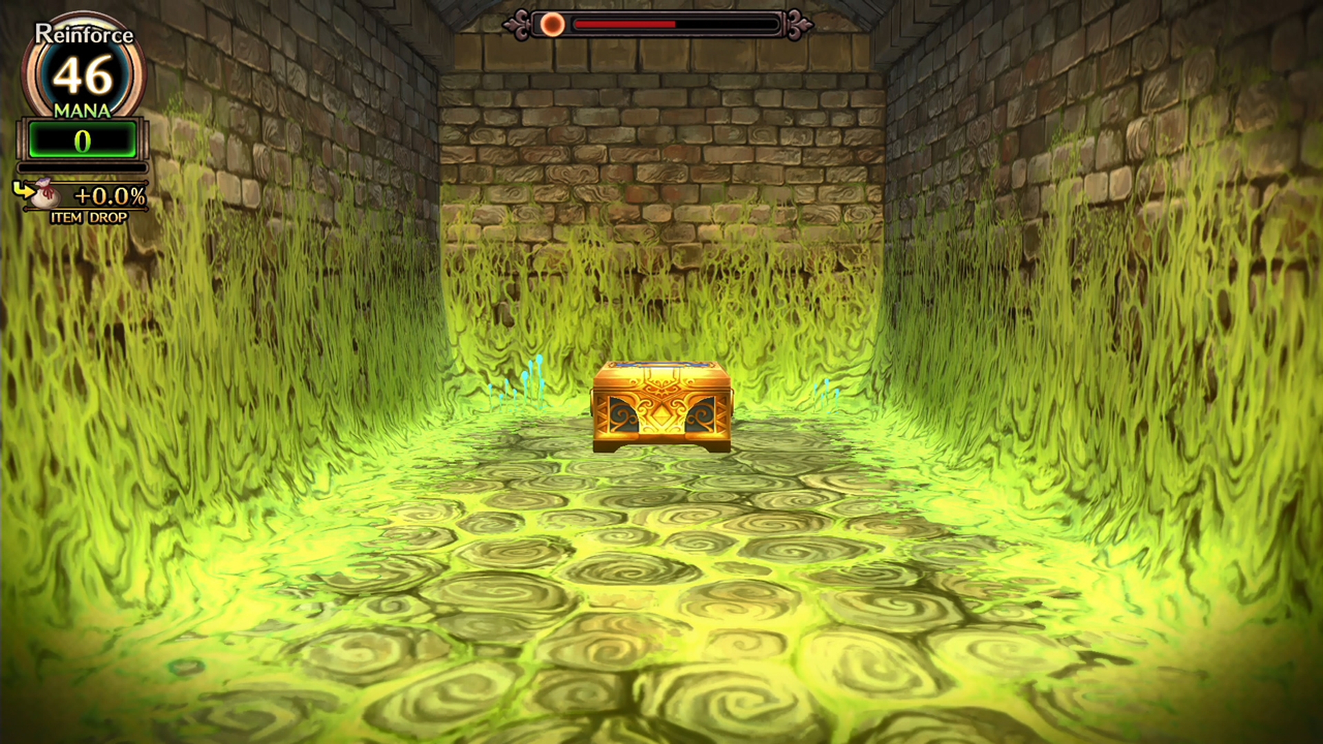 迷宮には宝箱や罠が存在する