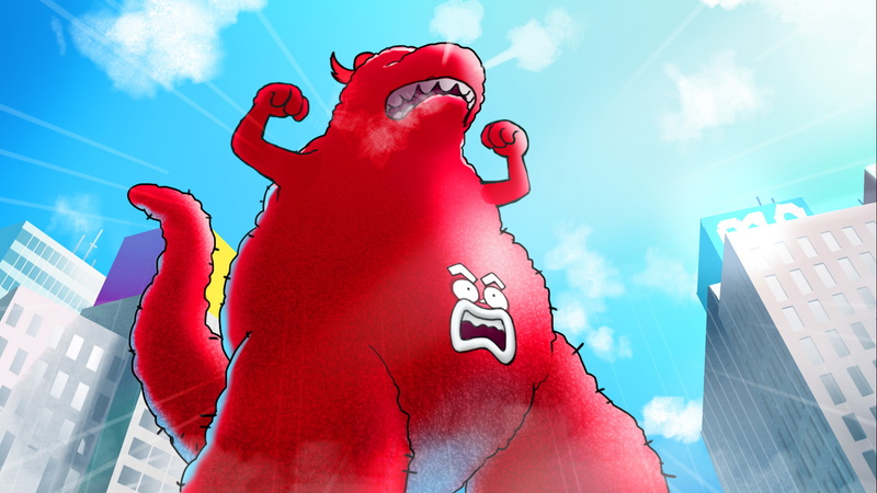 「ゴンじろー」は毛糸のキャラクターなので、様々な姿に変わることができる