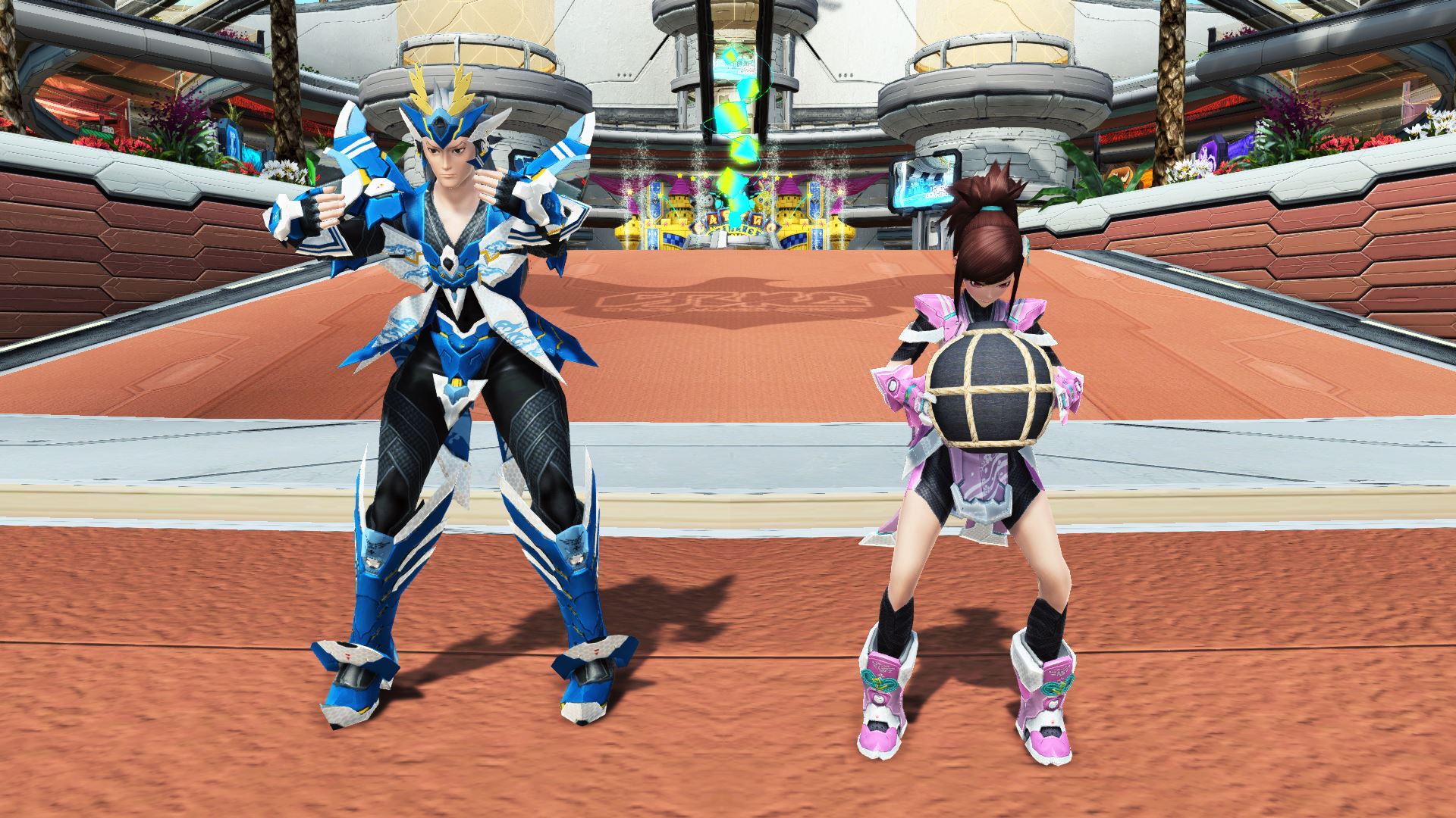 酔うことで強くなる拳法家を模したロビアクで、男女ともにふらふらと構え続ける