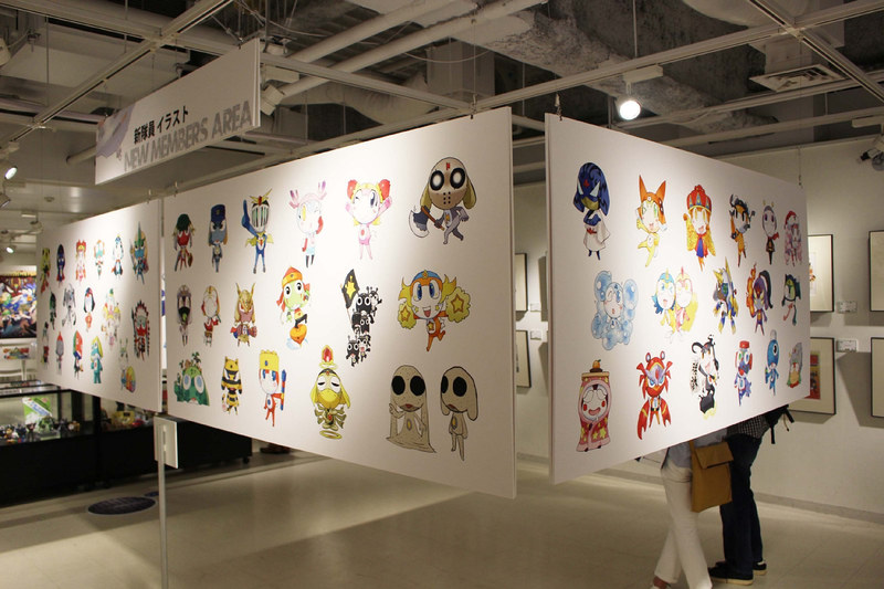 新隊員コーナーには、過去に登場した隊員達がズラリと並ぶ