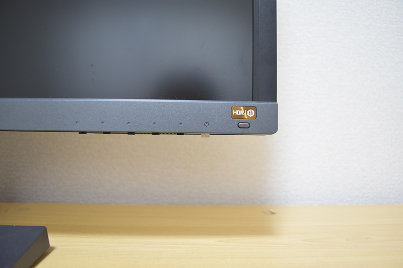 OSD操作ボタンで画像モードやオーディオ設定などができる