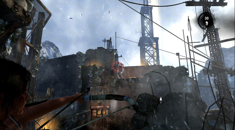 リブートしたララを象徴する武器が弓だ。狙撃や暗殺に使いやすく、ロープをつけて撃ったり、毒矢を使ったり、様々な用途がある