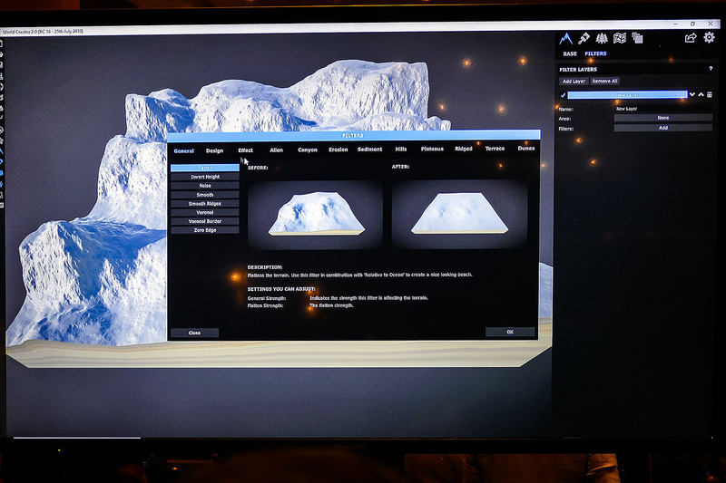 ハイトマップからシミューレーションで地形にディティールを生成