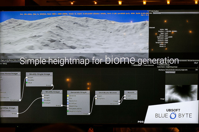 Biome（生態系）マップから流体、路面、森林といったサーフェイスを生成