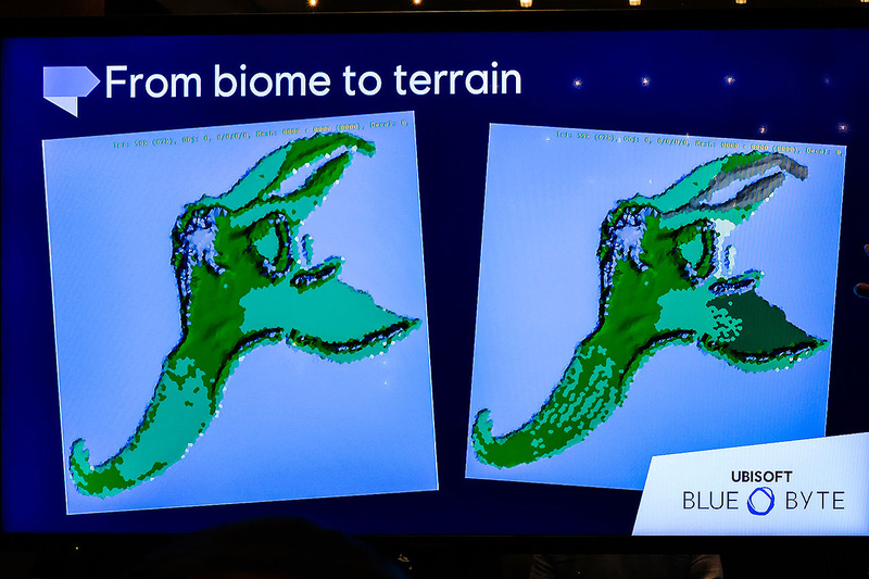 Biome（生態系）マップから流体、路面、森林といったサーフェイスを生成