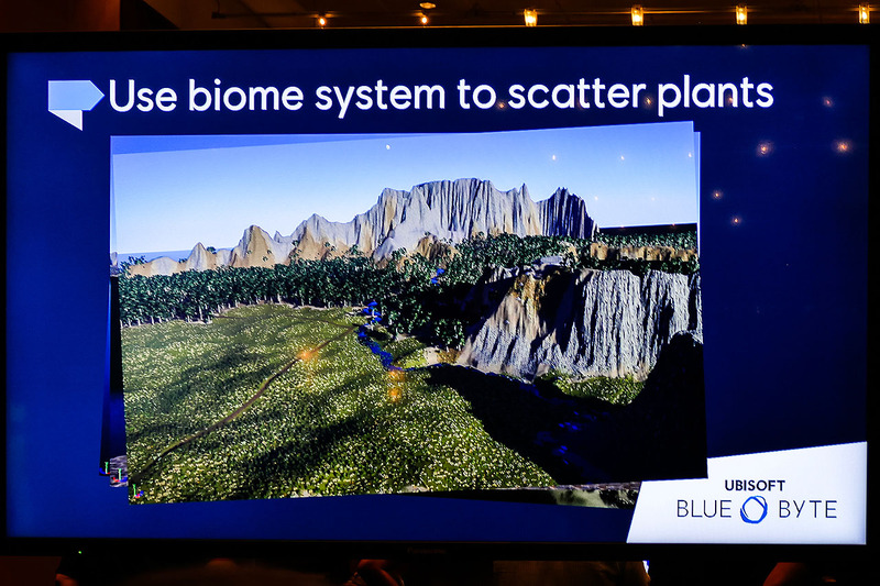 Biome（生態系）マップから流体、路面、森林といったサーフェイスを生成