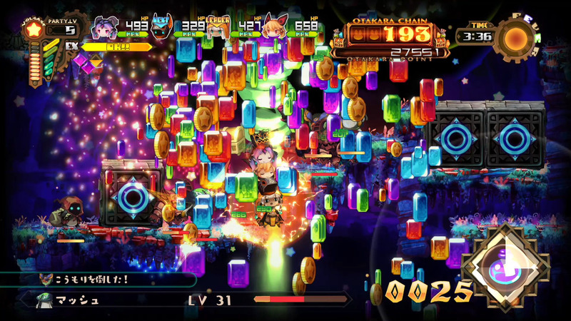 「フィーバーゲージ」は敵を倒したり宝箱を開けることで溜まっていく