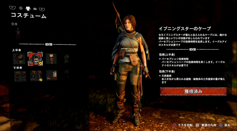衣装は店から手に入れたり、シナリオで入手することも