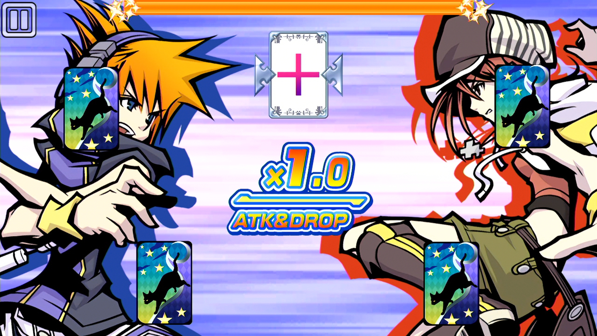 すばやくカードを覚えて、出題されたマークと同じカードをタップ。正解すればするほど攻撃力とドロップ率が高まる