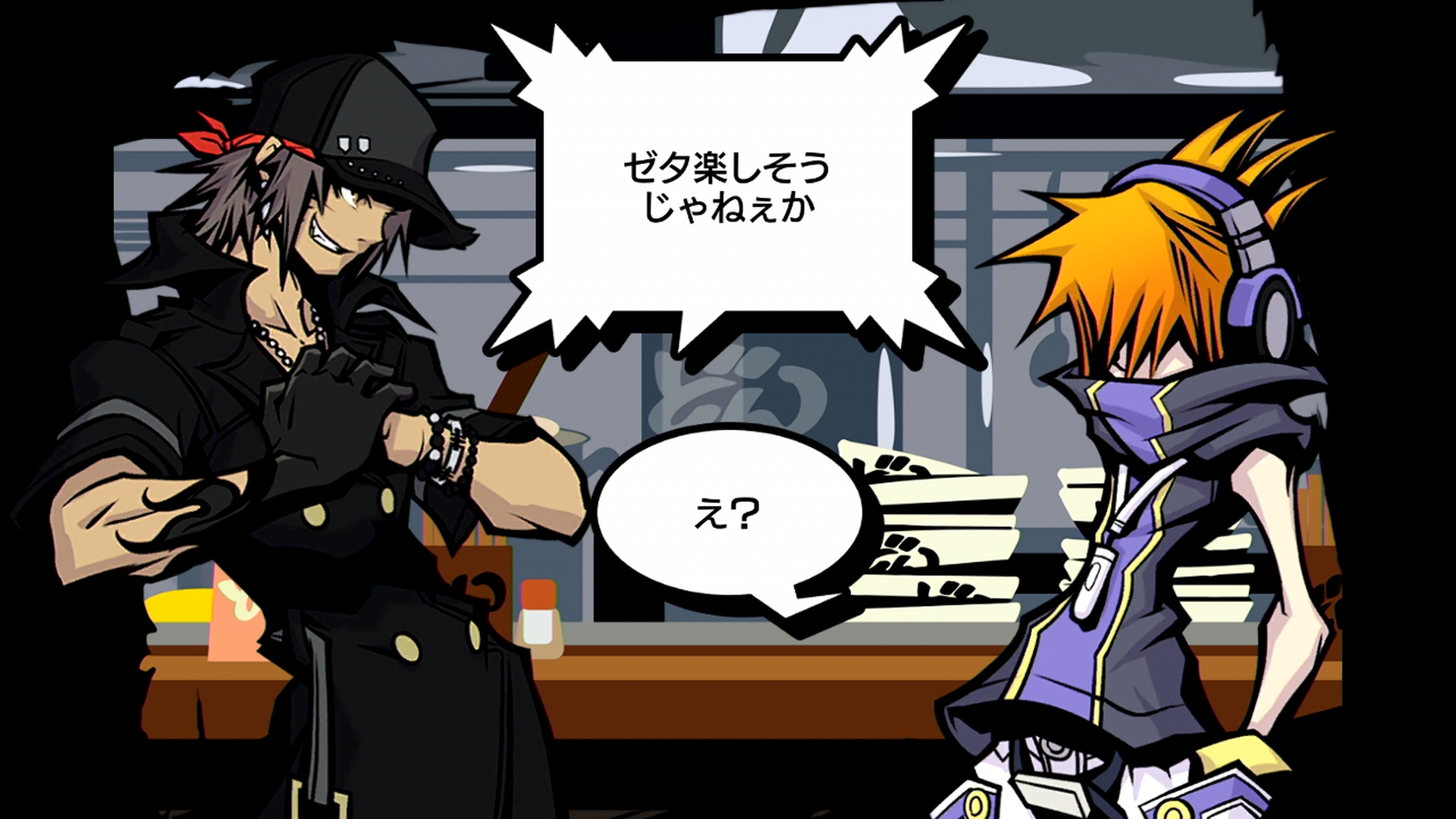 本編では敵だったキャラクター達も登場する。パラレルワールドという設定ならではの意外な一面が……