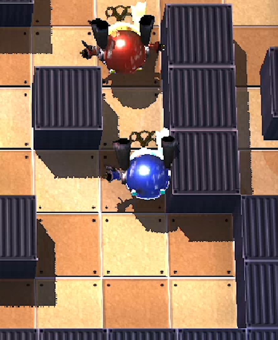 ガラクタを消費して自らブロックを生み出す。ライバルが目の前にいれば大チャンスだ