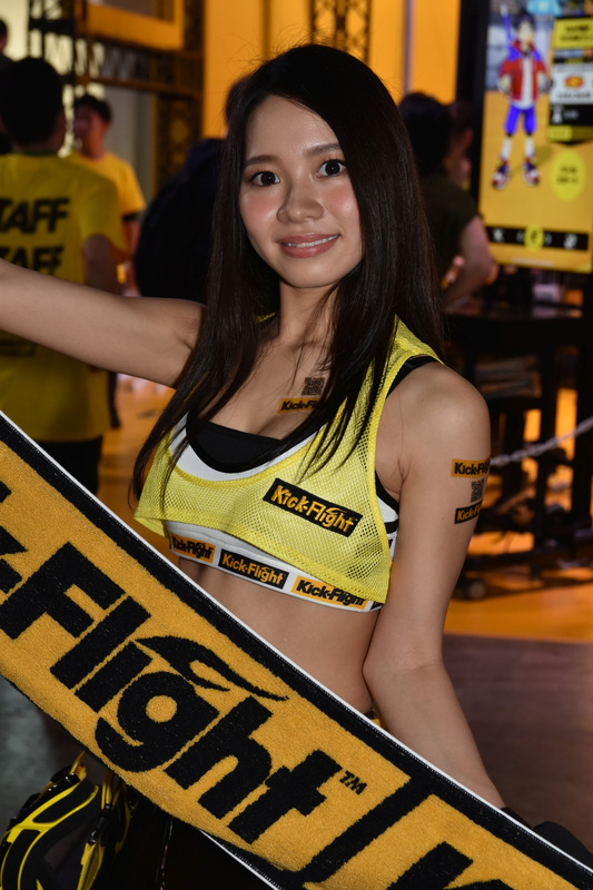 ブースやコンテンツと色を合わせた統一感がいい