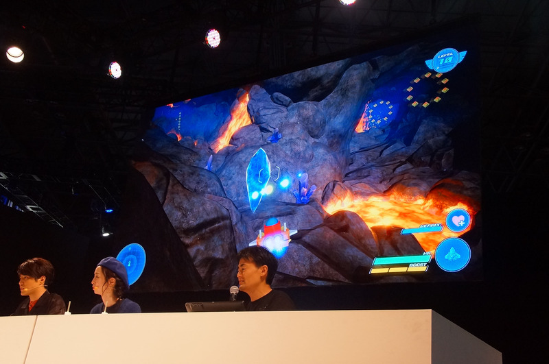 今作のグミシップは、「自由に宇宙を探索できるモード」と「バトルモード」が存在。宇宙はオープンワールド的にかなりの広さがあり、探索することで様々な素材が手に入り、その素材でいろんなグミシップが作れるという。なお、グミシップ関連だけで20～30人ほどのスタッフが関わっているということだ