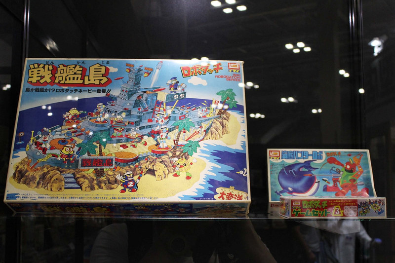 原色の派手なパッケージが目立つキャラクターモデルの数々。完成品のフィギュアが少なかった当時は、メカに限らず登場キャラクターのモデルも多く発売された。そして1980年のガンプラの発売以降、このカテゴリーのモデルが台頭していく