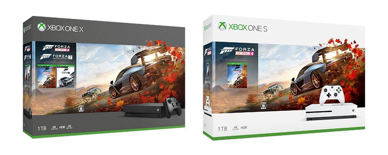 「Forza Horizon 4」と「Forza Motorsport 7」がセットになってお得な「Xbox One X」も10月2日より発売中