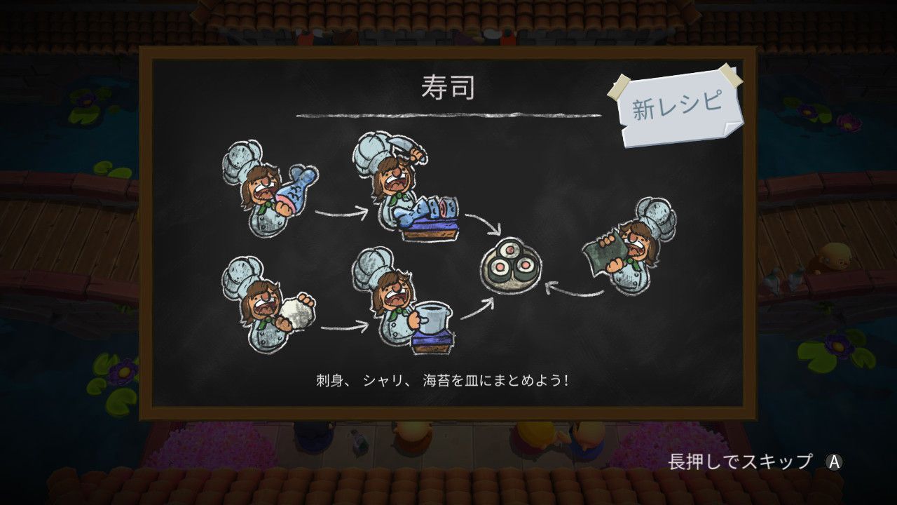 寿司、パスタ、ケーキなど 新しいレシピも多数用意されている