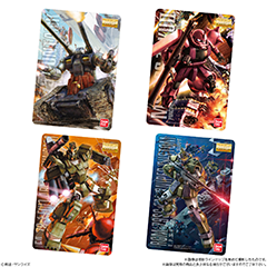ガンプラのパッケージアートがコレクションカードに！コンビニなどで