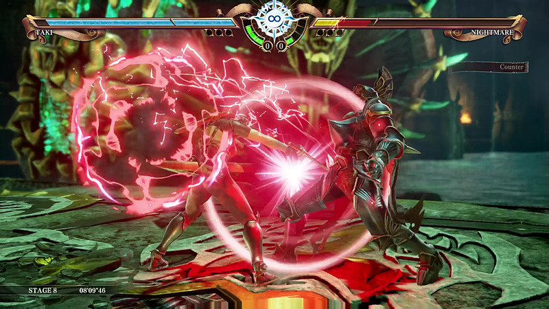 リバーサルエッジのカウンターをヒットさせれば大ダメージが期待できる。さらにソウルゲージも大幅に回収できる